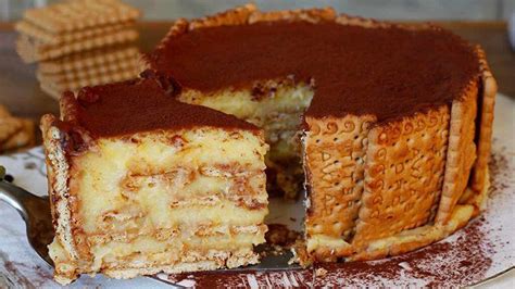Gâteau aux petits -beurres parfumé au café comme dans mon enfance