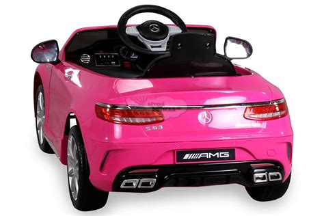 Dětská Elektrická Vozítka Elektrické Auto Mercedes S63 Růžový