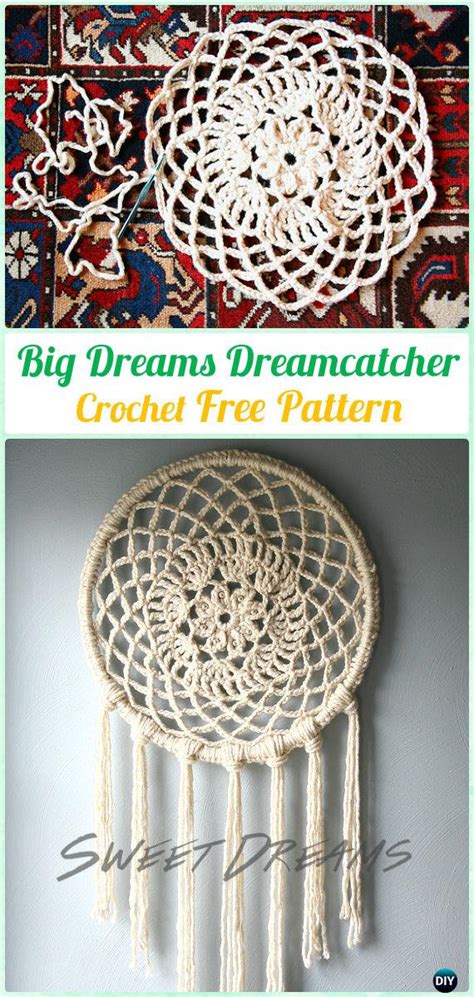 Crochet Dream Catcher And Suncatcher Free Patterns