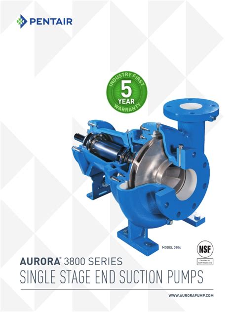 Aurora 3800 Series Pumps Bearing Mechanical Pump