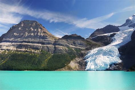 Lago Berg Supporto Robson Park Canadese Montagne Rocciose Del