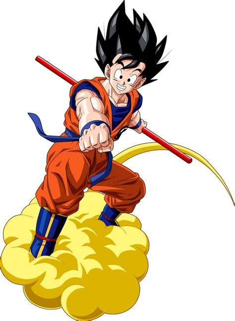 Goku In Der Wolke Transparent Png Stickpng Dragon Ball Gt Desenhos