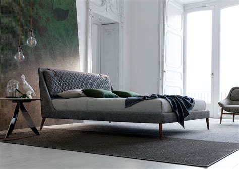 Chelsea Modern Bed With High Feet Berto Salotti