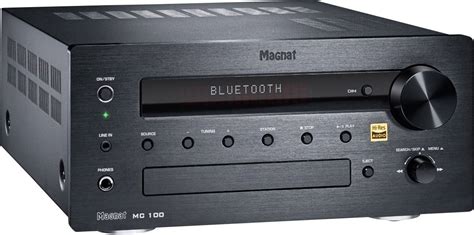 Ampli-tuner stéréo 2x35 W Magnat MC 100 D149521 noir Bluetooth®, DAB+ ...