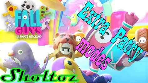 Extra Party Modes Fall Guys Gameplay Youtube