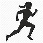 Icon Sport Fitness Icons Woman Run Training