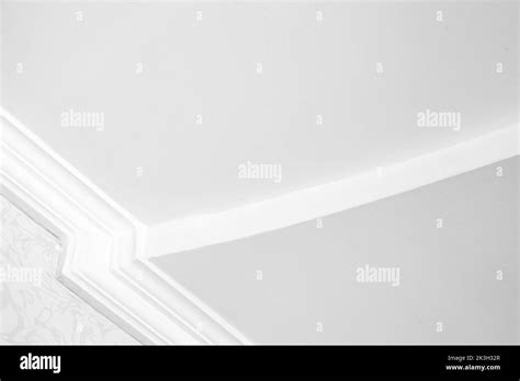 Abstract Architecture Background White Interior Fragment With Corner