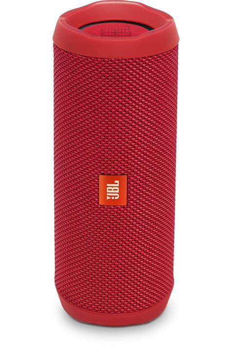 JBL Flip 4 Red Wireless Portable Speaker - JBLFLIP4REDAM