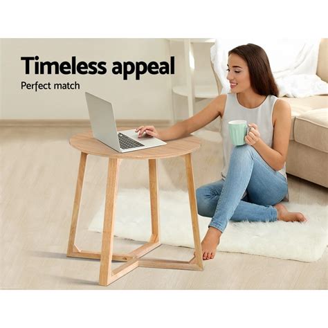 Check spelling or type a new query. Artiss Coffee Table Round Side Tables Nightstand Bedside ...