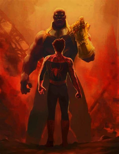 Thanos Vs Spiderman