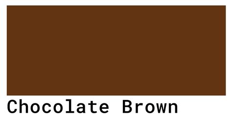 Chocolate Brown Color Codes - The Hex, RGB and CMYK Values ...
