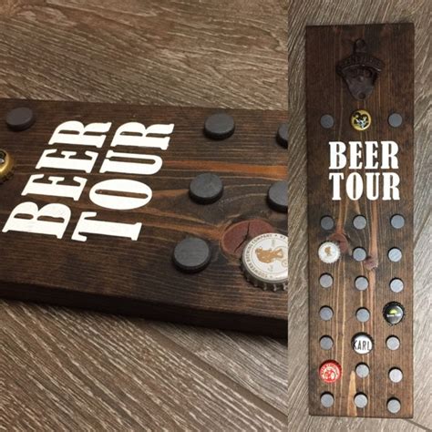 Beer Bottle Opener Craft Beer Tour Wall Mount Magnet Etsy