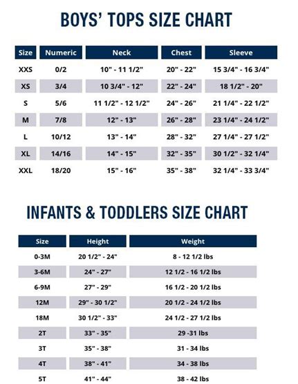 Child T Shirt Size Chart By Age Kids Matttroy