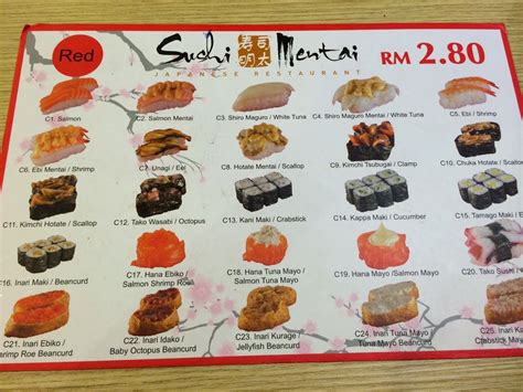 Ever since sushi mentai opened in kepong (two branches now), it has become the sushi chain we frequent the most. The Gutter Food of Fail Uncensored: Sushi Mentai in Kepong