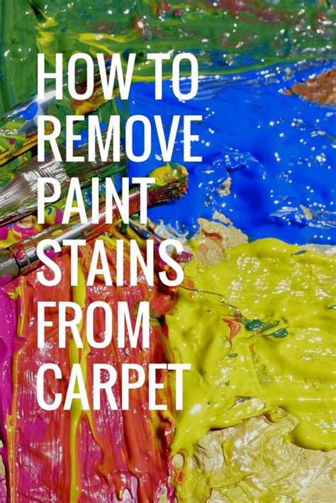 Welcome to essex painting and decorating services. How to Remove Paint from Carpet | Chem-Dry Windy City ...