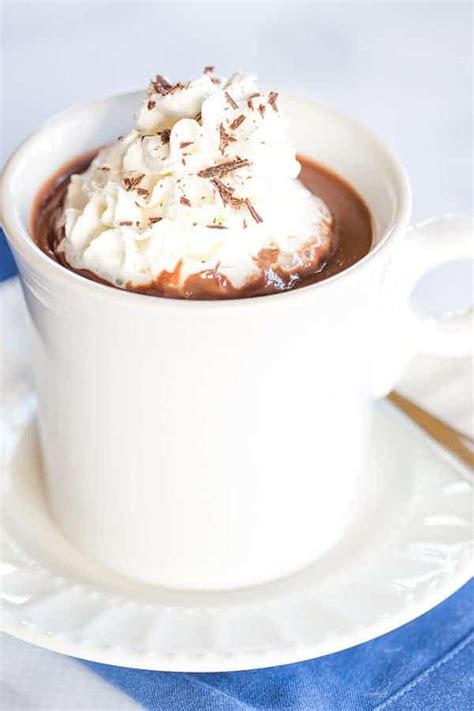 Italian Hot Chocolate Cioccolata Calda Brown Eyed Baker