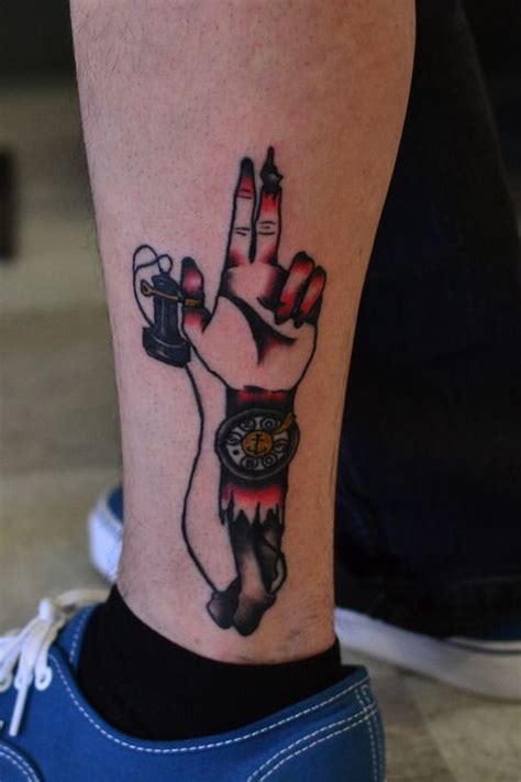 Red Fingers Telephone Tattoo Tattoomagz › Tattoo Designs Ink