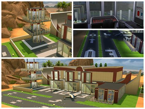 Oasis Spring Sims Airport By Sim4fun At Sims Fans Sims 4 Updates