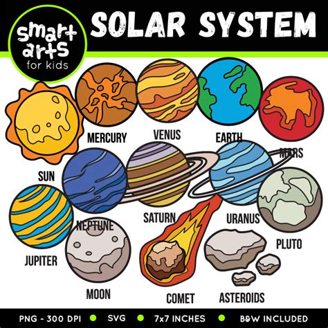 Solar System Clip Art Educational Clip Arts And Bible Stories