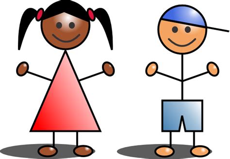 Stick Figure Boy And Girl Clipart Best
