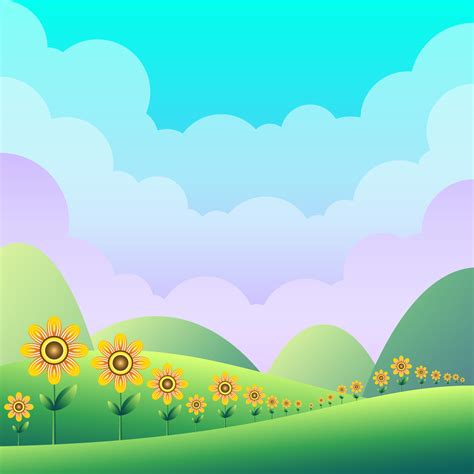 Green Spring Illustration Background 274415 Vector Art At Vecteezy