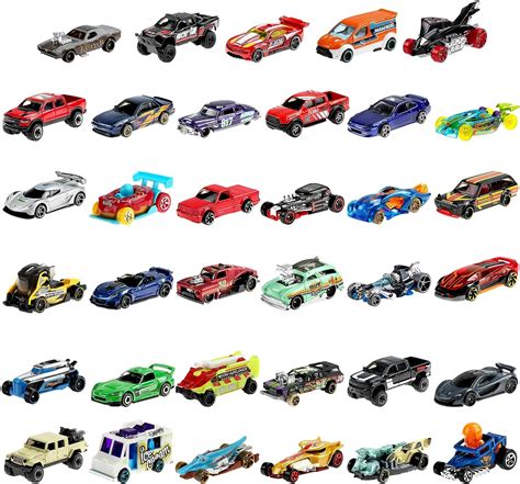 Hot Wheels 36 Car Pack Multi Pack Of 164 Scale Modern And Classic Hot
