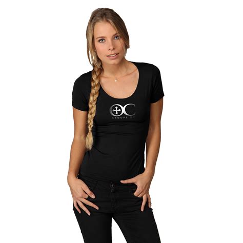 New listingt shirt homme emporio armani moulant. T-Shirt moulant OC Femme - Groupe OC