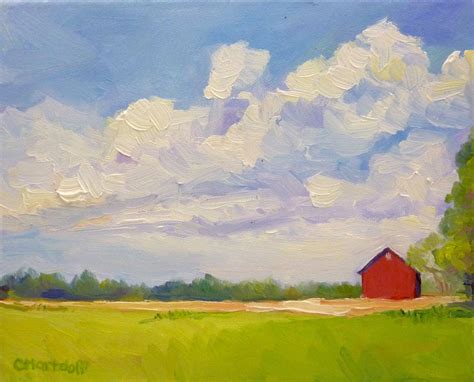 Plein Air Landscapes Rendered Impressions Original Oil Paintings By