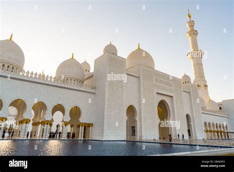 Abu Dhabi Sheik Zayed Mosque Beautiful Islamic Architecture The