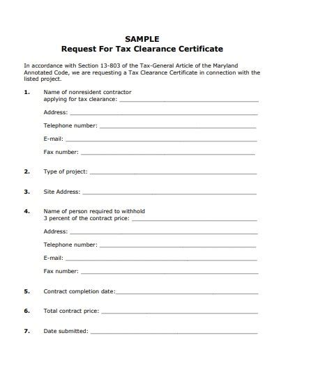 Use pdffiller to search, send, download, and edit forms online. 12+ Clearance Certificate Templates | Free Word & PDF Samples