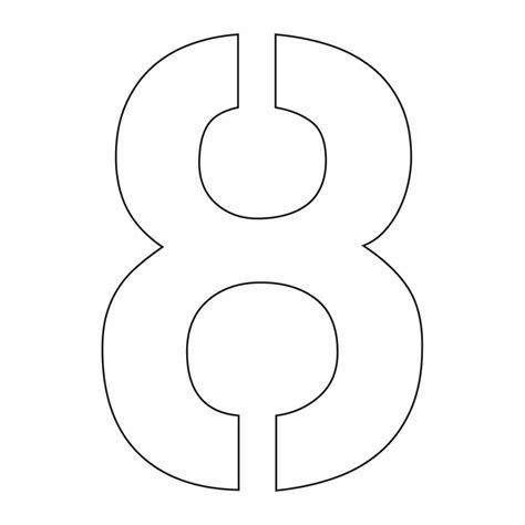5 Best Images Of Large Printable Cut Out Numbers