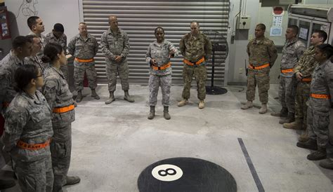 Amc Command Chief Visits The 8th Expeditionary Air Mobility Squadron