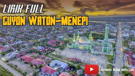 Ra ono mesakne aku sitik wae. #menepi #guyonwatonmenepi lagu Menepi-Guyon waton (Full ...