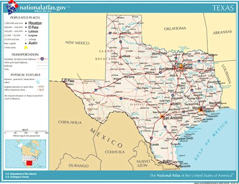 United States Geography For Kids Texas
