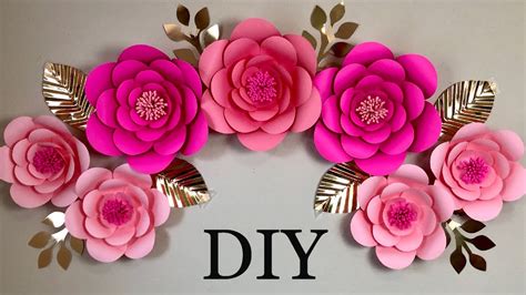 Room Decoration Ideas With Paper Flowers Wallpaperzanier