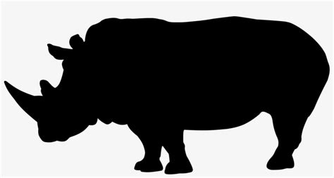 Rhino Head Silhouette At Getdrawings Rhino Svg Free Transparent Png