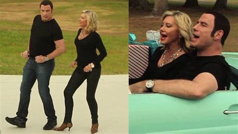 John Travolta And Olivia Newton Johns New Music Video Womans Day