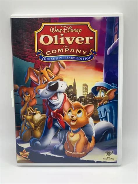 Walt Disney Oliver And Company Dvd 20th Anniversary Edition 2348