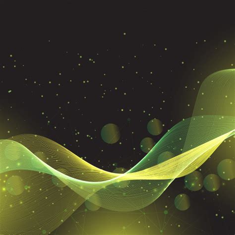 Premium Vector Abstract Flowing Lines And Bokeh Lights Design