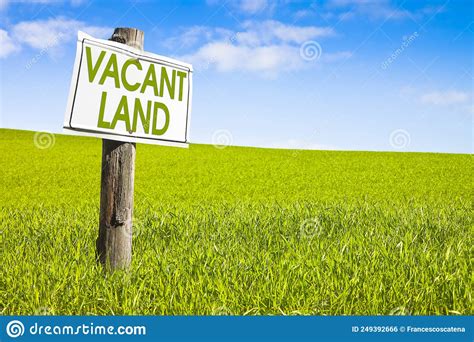 Building Lot On Hilly Land Land Plot Management Real Estate Concept