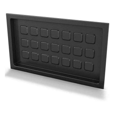 Crawl Space Recessed Foundation Vent Cover Black For 8x16