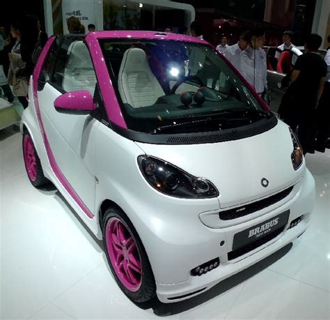Pink Smart Car