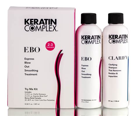 Keratin Complex Ebo Express Blow Out Smoothing Treatment Try Me Kit