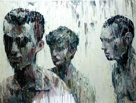 Artist Applies And Deconstructs Oil On Canvas To Create Beautiful