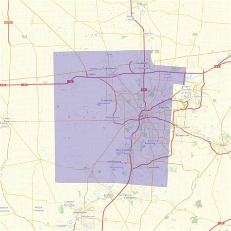Montgomery County Ohio Zip Code Wall Map Maps Com Com Gambaran