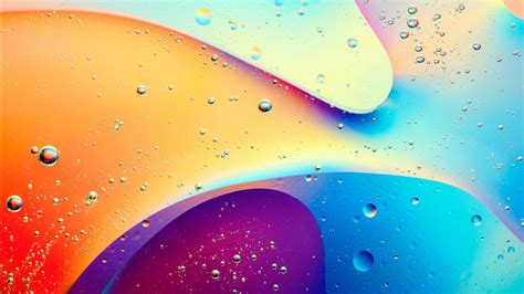 Bubbles Colorful Gionee A1 Stock Wallpapers Hd