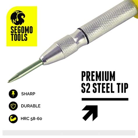 Segomo Tools 5 Inch Precision Diamond Knurled S2 Steel 58 60