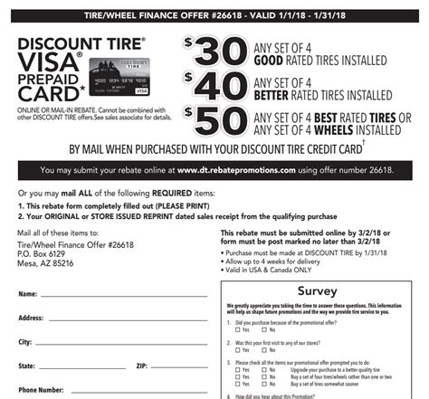 Discount Tire Cyber Monday Rebate Form