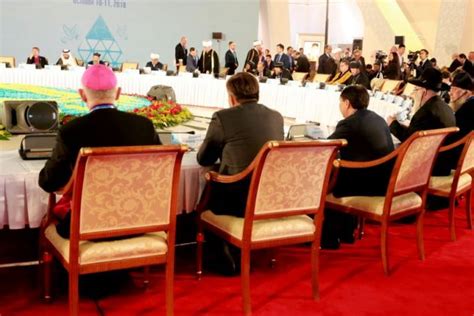 In Kazakhstan Global Religious Leaders Agree Faiths Should Be Used For