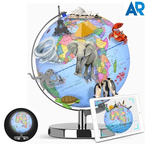 Buy Smart Globe Globes Of The World With Stand Augmented Reality